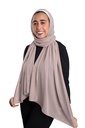 [SHIF-39396] ايشارب شيفون سادة كريب Piano (كافيه)