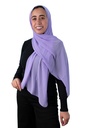 [SHIF-38447] ايشارب شيفون كريب سادة Jamila (موف فاتح)