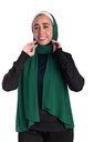 [SHIF-39214] ايشارب شيفون سادة كريب Piano (اخضر2)