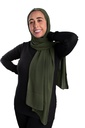 [SHIF-31830] ايشارب شيفون كريب سادة Jamila (زيتى)