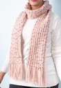 [wool -Pink] كوفيه صوف هاند ميد