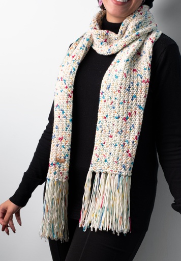 [Wool -12548] كوفيه صوف هاند ميد