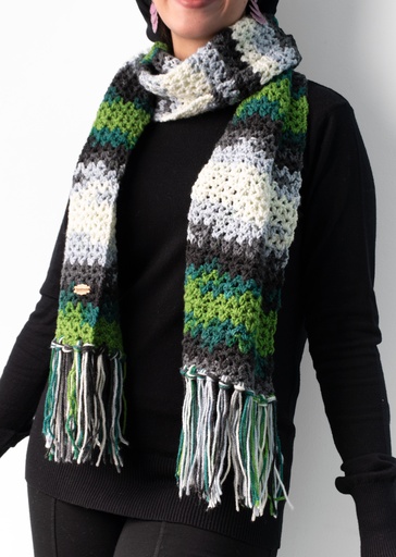 [wool-27763] كوفيه صوف هاند ميد