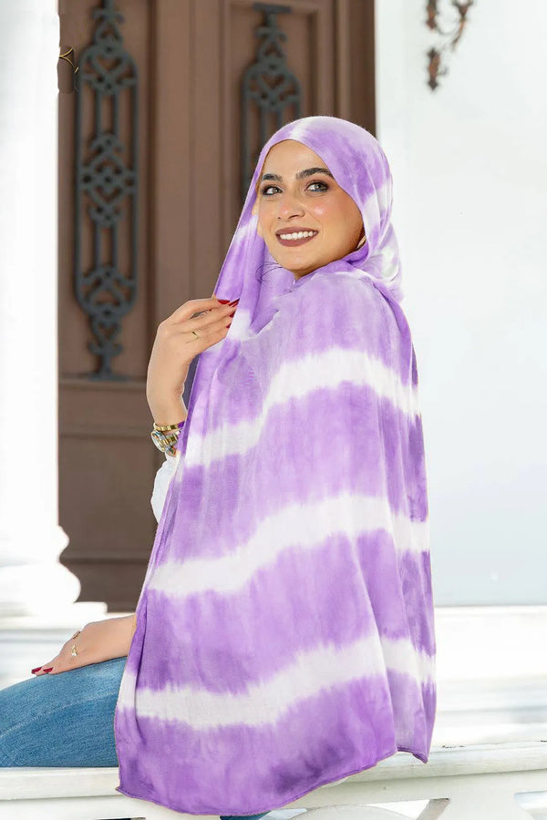 cotton degradé scarf