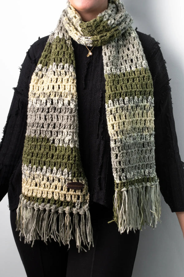 Handmade wool scarf