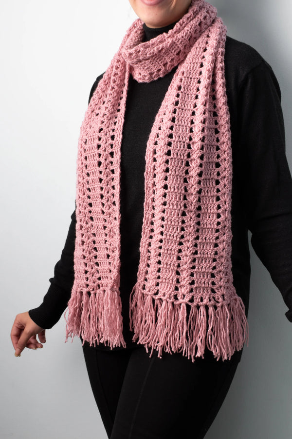 Handmade wool scarf