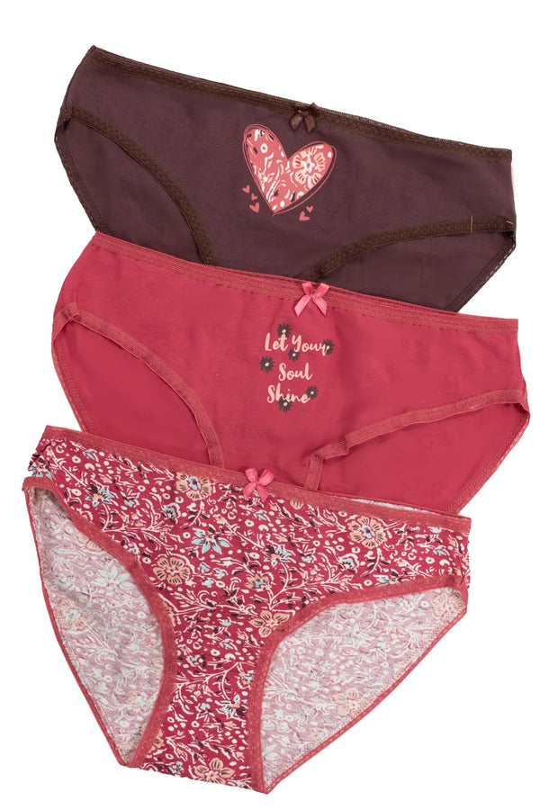 3-pack VANILLA panties