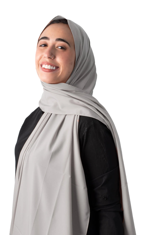 Plain chiffon lycra scarf Piano