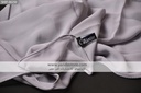 [SHIF-00250] ايشارب شيفون فالنتين سادة عريض (سيلفر)