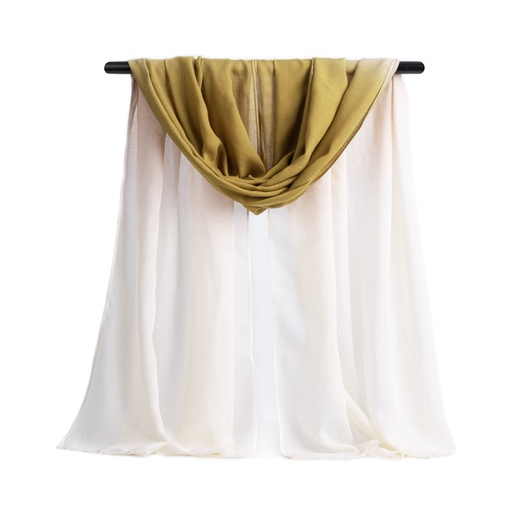 [COTT-36762] ايشارب قطن ديجراديه سكارفينا (زيتى)