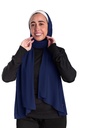 [SHIF-32092] ايشارب شيفون سادة كريب Piano (كحلى)