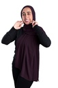 [SHIF-33495] ايشارب شيفون كريب سادة عريض Jamila (بتنجاني 2)