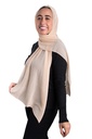 [SHIF-00006] ايشارب شيفون كريب سادة Jamila (بيج4)