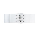 [BELT-0058] حزام جلد (ابيض)