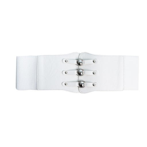 [BELT-0058] حزام جلد (ابيض)