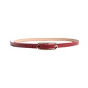 [BELT-0083] حزام جلد (احمر)
