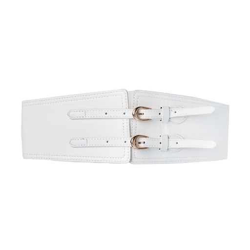 [BELT-00115] حزام جلد (ابيض)