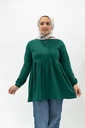 [casual-t-shirt-green-2xl] تيشرت كاجوال YANDA (اخضر زمردي, 2XL)