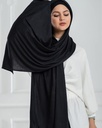 [cotton-1276] ايشارب ليكرا ببندانه (اسود)