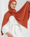 [cotton-1283] ايشارب ليكرا ببندانه (برتقالى غامق)