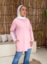 [T-shirtOversize-2xl-rose] تيشرت اوفر سايز YANDA (روز, 2XL)