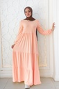 [Dress-2xl-Beachy] فستان قطن YANDA (بيتشي, 2XL)
